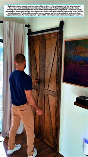 🚪 Double Barn Door — Easy Install & Farmhouse Style Upgrade!