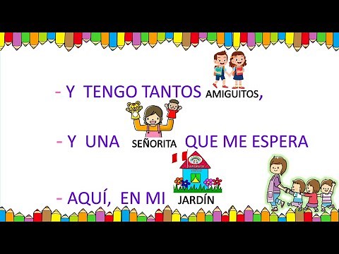 "EN MI JARDÍN" - Canción para la Semana de Educación Inicial