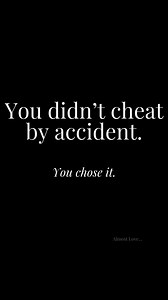 Cheating isn’t a mistake. It’s a decision made without caring who gets destroyed. #AlmostLove #Cheating #Betrayal #Infidelity #HarshTruth #BrokenTrust #LoveAndPain #Heartbreak #ToxicRelationships #SadReels | Almost Love