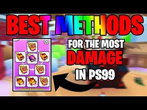 👆The BEST METHODS for THE MOST *DAMAGE* in Pet Simulator 99! | Tap Event 🐶