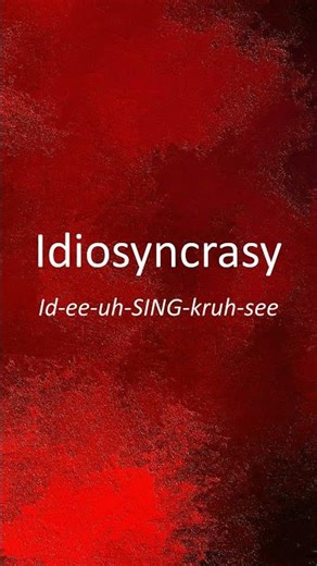 How to correctly pronounce "Idiosyncrasy". #english #pronunciationguide #pronunciation
