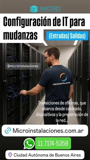 Configuración de IT para mudanzas