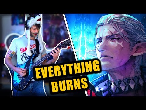 FFXIV - Everything Burns on Guitar ft. Studio Nicktendo