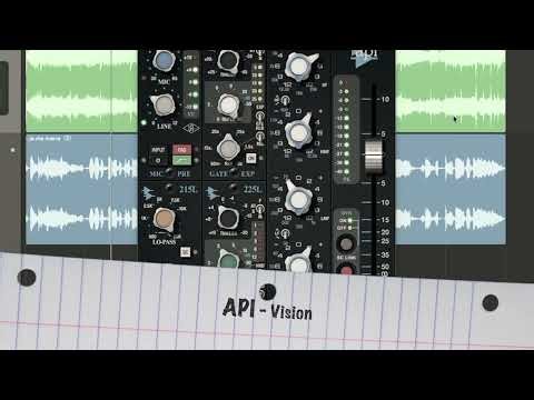 Différence mixage voix - API Vision & SSL E (Vulgarisation)