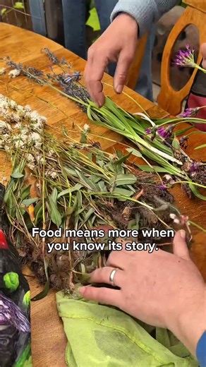 This is what we lost about food #forager #foraging #foragedfood