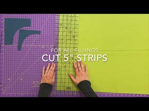 How to cut using Quarter Circle Quilt Templates