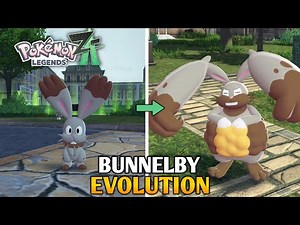 How To Evolve Bunnelby Into Diggersby In Pokemon Legends ZA
