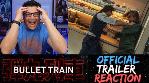 Bullet train | trailer reaction | Brad Pitt | Sony Pictures | Bad Bunny