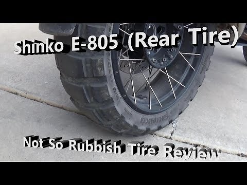 Shinko E-805 Review (Rear Tire) "Fantastic!"