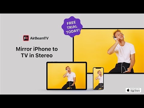 Screen Mirroring App for iPhone or iPad to TV with Stereo Sound | AirBeamTV
