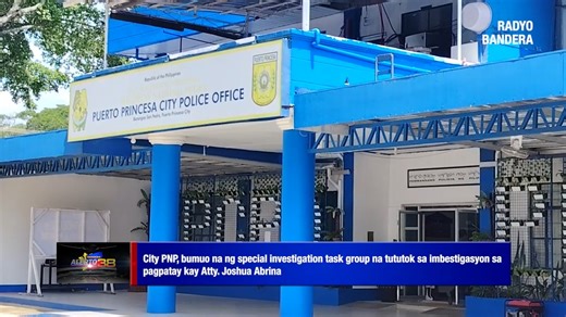 CITY PNP, BUMUO NA NG SPECIAL INVESTIGATION TASK GROUP NA TUTUTOK SA IMBESTIGASYON SA PAGPATAY KAY ATTY. JOSHUA ABRINA DISCLAIMER: Radyo Bandera Philippines is an independent media organization. All content posted is for news reporting, public information, and educational purposes only. We do not promote, endorse, or are affiliated with any political party, gambling platform, health product, or individual unless explicitly stated. Viewer discretion is advised, especially for sensitive content. |