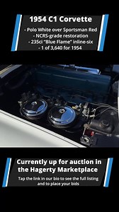 The Corvette began as a dream—literally. Debuting as a “dream car” at General Motors’ 1953 Motorama show, it quickly captured public imagination. Demand turned fantasy into reality, and Chevrolet produced just 300 Corvettes that year, all in Polo White and reserved for VIPs. These early models featured a 235-cubic-inch “Blue Flame” inline-six engine delivering 150 horsepower, paired with a two-speed Powerglide automatic transmission.⁣ ⁣ By January 1954, the Corvette was available to the public a