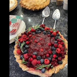 3.8K views · 55 reactions | ✨ Mixed Berry Cranberry Coconut Cream Pie...