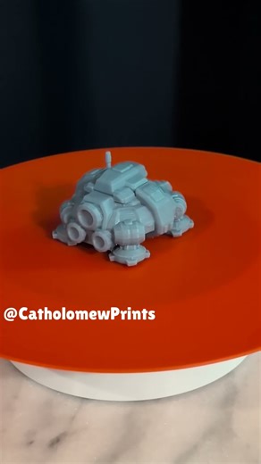 3D Printed Starcraft Terran Command Center #resinprinting #starcraft2