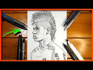 CÓMO DIBUJAR El Neymar JR CAMISETA 10
