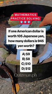 Math Activity 997 #mathematics #mathchallenge #MathSkills #maths #AFFSAT #civilserviceexam #civilservice #learning #brainpower #BrainTeaserFun #fbyシvideo #fbreelsfypシ゚viralfbreelsfypシ゚viral #millionaire #fbyシvideo #follow #followforfollowback #followerseveryonehighlights | 𝚀𝚞𝚒𝚣𝚖𝚊𝚗.𝚙𝚑 𝟸.𝟶