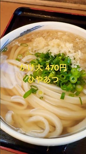 【うどん】観音寺の名店うまじ家で朝うどん！ひやあつにちくわ天！#さぬきうどん #讃岐うどん #かけうどん #ひやあつ #ちくわ天#観音寺市 #うまじ家