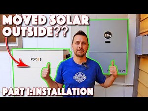 Easy Solar Power System Space Saving Solution! EG4 FlexBOSS21 16kw & Pytes V-Box Install!