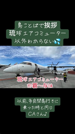 沖縄の空旅：琉球エアコミューターでの与論島訪問