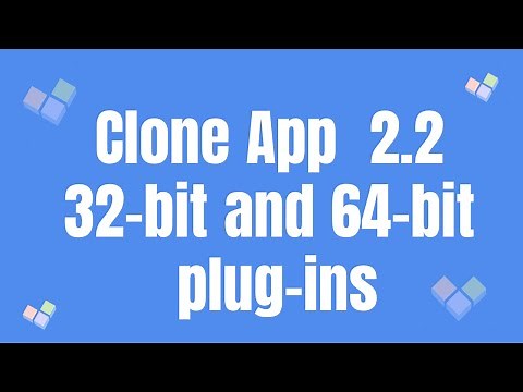 Clone App version 2.2—32-bit and 64-bit plug-ins