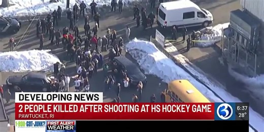VIDEO: 3 dead, including suspect, in Rhode Island hockey game shooting