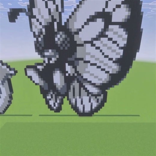 Minecraft Pixel Original Butterfree Sprite Red/Blue 012 #minecraft #pokemon #pixel #pixelart