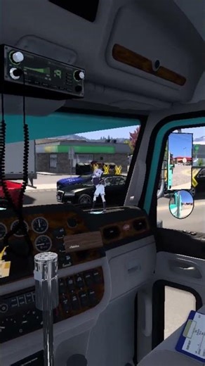 Heavy Traffic in American Truck Simulator #ats #peterbilt