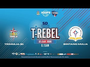 🔴 LIVE | T-REBEL 2026 | SD Putra - TRIMULIA B vs BINTANG MULIA | Court A | 8.15