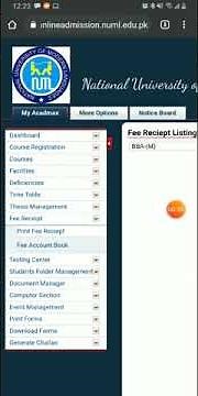 Numl Student Portal Login