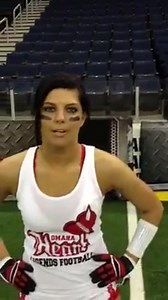 LFL GAMEDAY: Live from Atlanta OMAHA's Morgan Anderson sends message to fans back home. #LFLSNF #LFL | X League