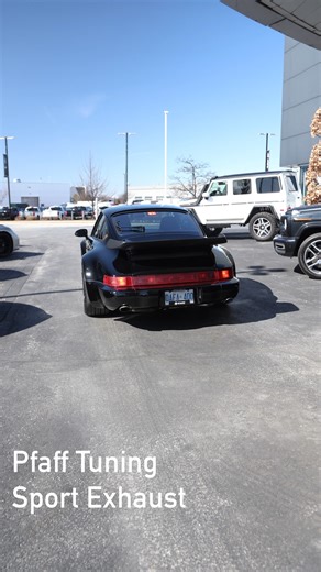 Custom-built Pfaff Tuning Sport exhaust fitted to this stunning Porsche 964 Turbo. #pfafftuning #sportexhaust #porsche #964 964turbo #911turbo #911 | Pfaff Tuning