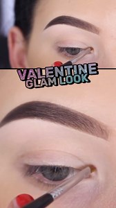 Easy Valentine eye makeup tutorial