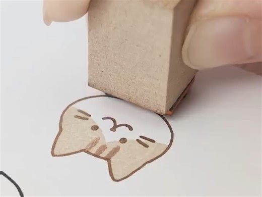 沉浸式印章手工视频分享