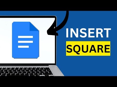 How To Insert Square In Google Docs | Type Superscript In Google Docs