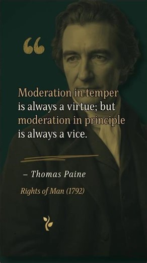 Stay calm, but never compromise your principles. #thomaspaine #dailyquotes @Daily0Quotes #yt