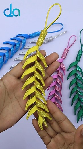 Easy DIY Christmas Ornaments from Glitter Foam🎄Christmas Tree Decor🎄Christmas Crafts #Christmas #craft #decor #ornaments | DIY Crafts & Art