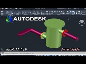 AutoCAD MEP, How to create content Builder, Create MVpart, Autodesk