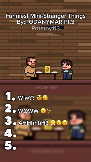 Funniest Mini-Stranger Things by:podanymar Pt.3 🚲👨‍🦲🌓🤣(no.5 when Wiw Says "No" 😂😈)
