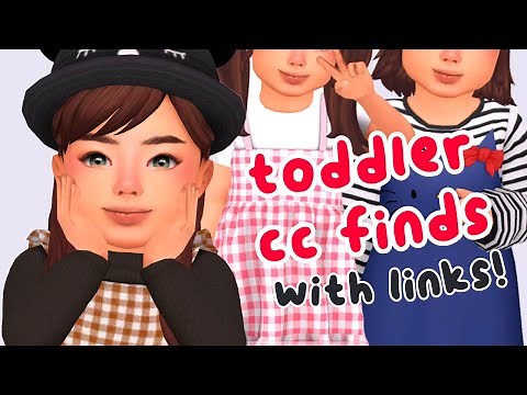 MUST HAVE TODDLER CC FINDS with LINKS!💕 | Sims 4 Custom Content