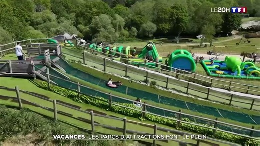 Vacances : les parcs d'attractions font le plein - Journal de 20 heures | TF1+ RDC 🇨🇩