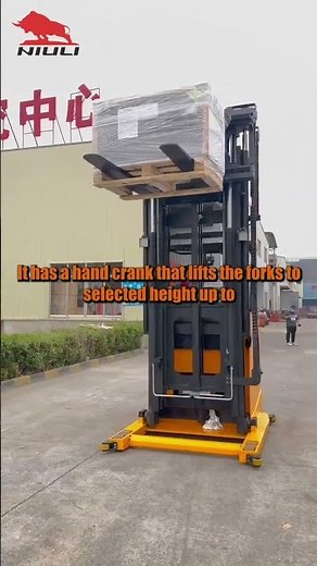 NIULI Hydraulic Manual Pallet Stacker – Maximize Your Storage Efficiency