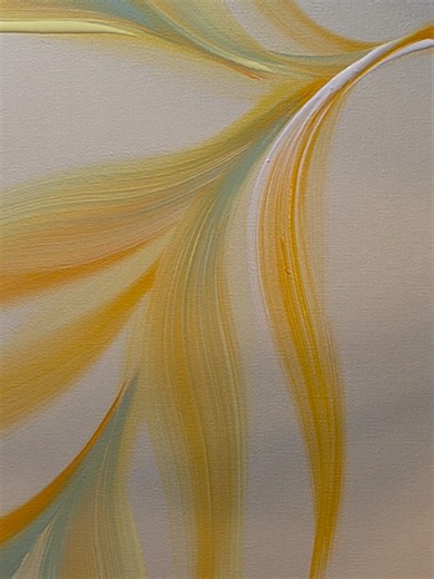 Acrylic Painting Texture Techniques: Layered Abstract Botanical Fluid Art