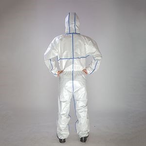 [Hot Item] Full Body Protection Suit Safety of Disposable Hazmat Coverall Suit