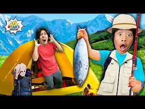 Ryan's Family Goes Camping! Exploring the Outdoors & More! - Videos For Kids
