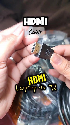 HDMI Cable Laptop to TV #hdmi #hdmicables #cables #laptoptv