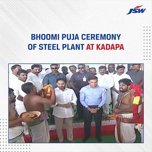 Strengthening the vision of Hon'ble #AndhraPradeshCM YS Jagan Mohan Reddy Garu, we performed the #BhoomiPujan ceremony of our New Steel Plant in 📍#Kadapa, Andhra Pradesh. This plant will celebrate the growth & development of the state and India as a whole. Our Chairman believes that the #KadapaSteelPlant embodies a spirit of responsibility & progress. By utilizing the latest clean energy and waste management systems, we aim to exceed industry standards in terms of environmental impact. We at JS