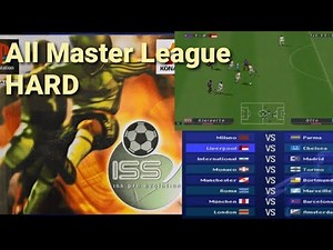ISS PRO EVOLUTION ☆ Liga Master Hard Full Gameplay (PSX, 1999)