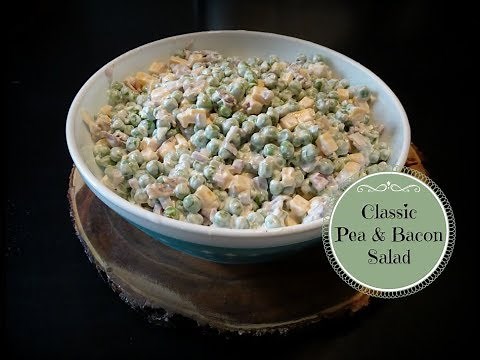 Classic Pea and Bacon Salad Recipe