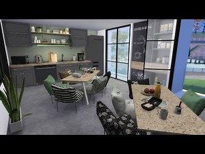 The SIMS 4 / modern office builidng / speed build / lots of CC