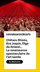 6.4K views | Le marché de l’art connaît un véritable engouement pour les médiums tressés, tissés ou noués, des figures historiques aux artistes émergents qui renouvellent le genre, mêlant savoir-faire traditionnel et nouvelles technologies, performance et mémoire. | Connaissance des Arts | Facebook